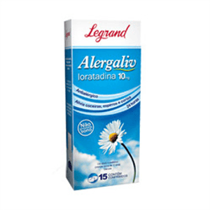 Produto Alergaliv 10 mg com 15 comprimidos legrand foto 1