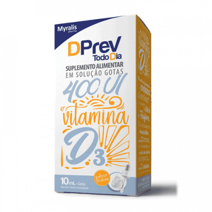Produto Dprev todo dia 400ui sabor frutas gts 10ml foto 1