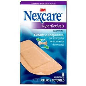 Produto Curativo superflexiveis 3m nexcare tamanho grande 8 unidades
 foto 1