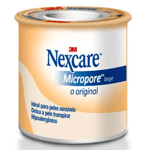 Produto 3m nexcare fita micropore 50x4,5 cor bege foto 1
