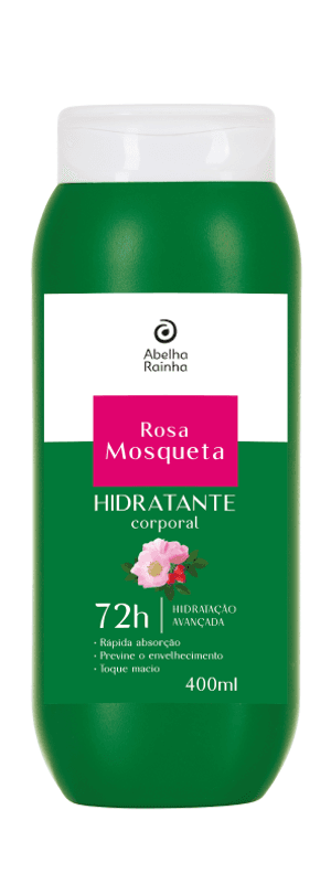 Produto Creme hidratante desodorante corporal rosa mosqueta 400ml abelha rainha foto 1