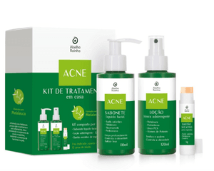 Kit antiacne sabonete líquido facial 110ml + loção adstringente