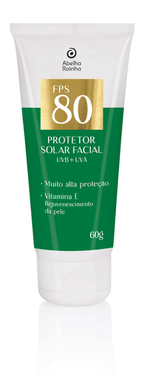 Produto Protetor solar facial fps80 60g abelha rainha foto 1
