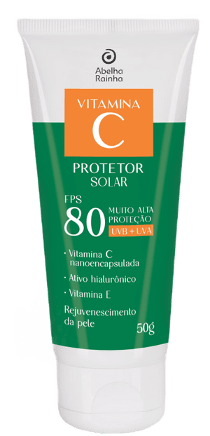 Produto Protetor solar facial vitamina c fps80 50g abelha rainha foto 1