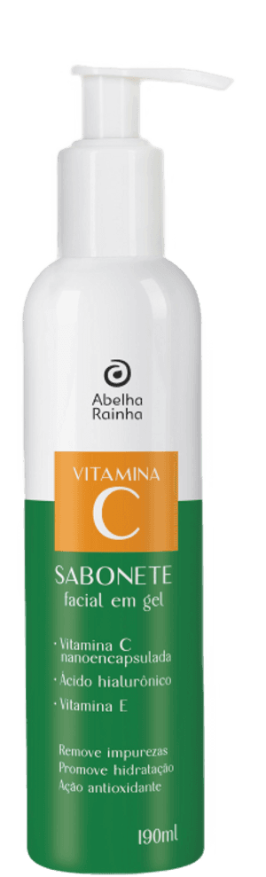 Produto Sabonete facial vitamina c e ácido hialurônico 190ml abelha rainha foto 1