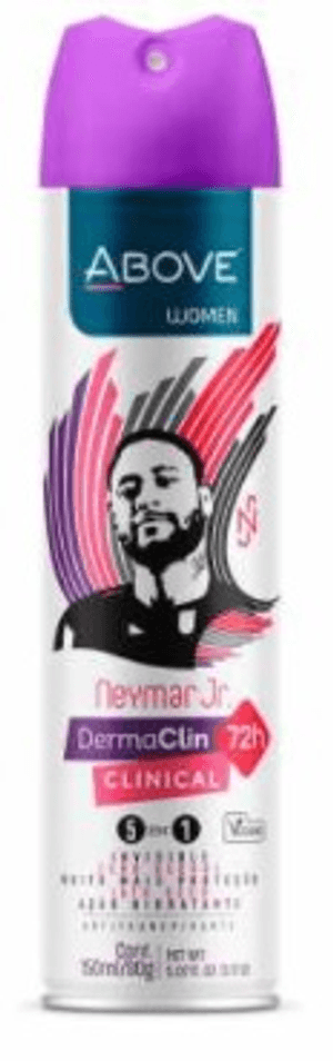 Produto Desodorante aerossol dermaclin above neymar women 150ml foto 1
