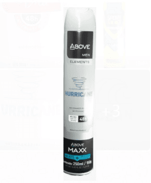 Produto Desodorante aerossol above maxx men elements hurricane 250ml foto 1