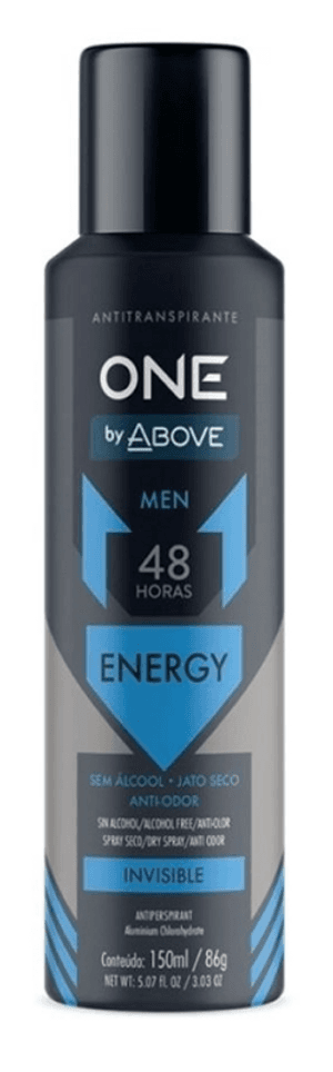 Produto Desodorante antitranspirante aerossol one energy men 150ml above foto 1