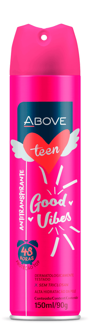 Produto Desodorante aerossol above teen good vibes 150ml
 foto 1