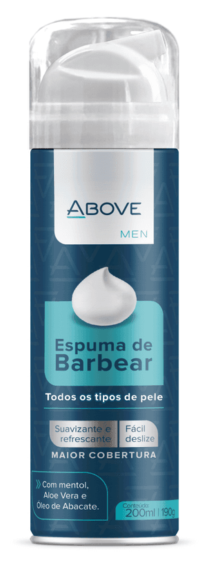 Produto Espuma de barbear above men todos os tipos de pele 200ml
 foto 1