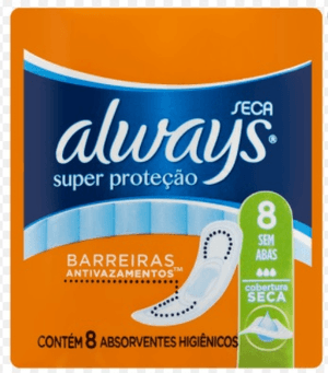 Produto Absorvente always basico m seca sem abas com 8 unidades foto 1