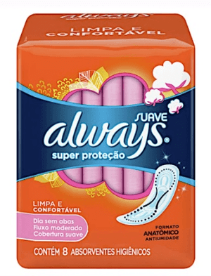 Produto Absorvente always basico super protecao cobertura macia sem abas com 8 unidades foto 1