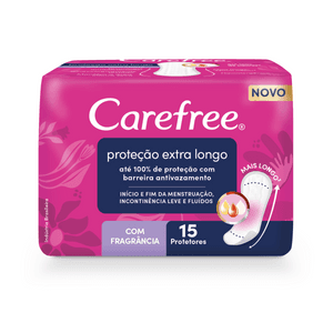 Produto Carefree® protetor diário proteção extra longo com fragrância foto 1