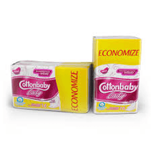Produto Absorvente cottonbaby lady com abas cobertura suave com 16 unidades foto 1
