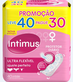 Produto Absorvente intimus days utra flexivel sem  abas lv40 pg30 foto 1