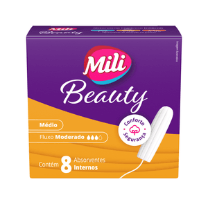 Produto Absorvente interno beauty médio com 8 unidades mili foto 1