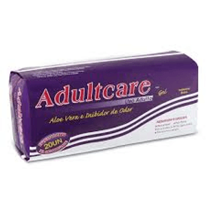 Produto Absorvente geriatrico  adultcare 20 unidades foto 1