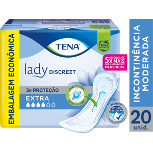 Produto Absorvente para incontinencia tena lady discreet extra 20un foto 1