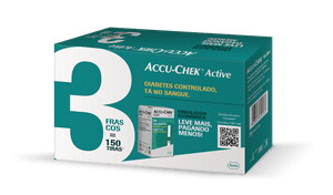 Produto Accu-chek active pack economy 3x50 tiras foto 1