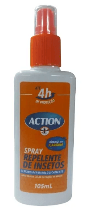 Produto Action repelente de insetos icaridina spray 105ml action foto 1