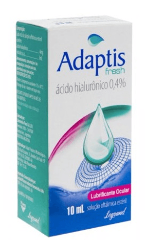 Produto Adaptis fresh 0,4% 10ml colirio foto 1