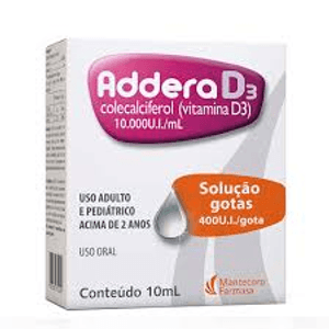 Produto Addera d3 400ui 10ml gotas foto 1
