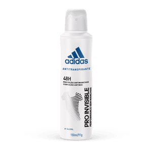 Produto Desodorante aerossol feminino adidas pro invisible 150ml foto 1