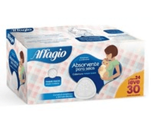 Produto Protetor para seios affagio toque suave leve 30un pague 24un
 foto 1