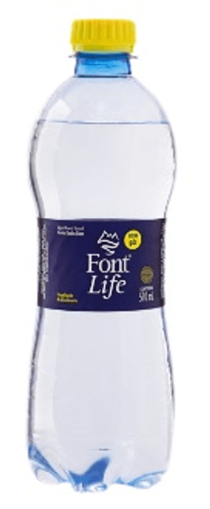 Produto Agua mineral font life com gas 510ml foto 1