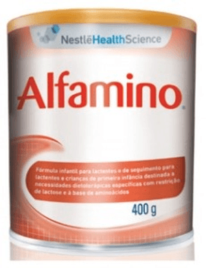 Produto Fórmula infantil    alfamino 400 gramas
 foto 1