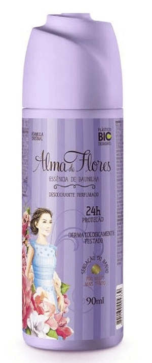 Produto Desodorante spray alma de flores baunilha 90ml foto 1