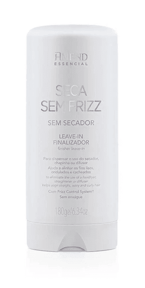Produto Leave-in essencial seca sem frizz 180g amend foto 1