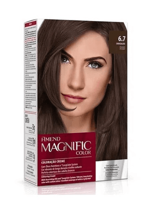 Produto Tintura amend magnific color kit 6.7 chocolate foto 1