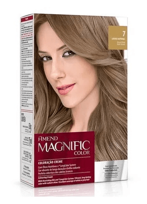 Produto Tintura amend magnific color kit 7 louro natural foto 1