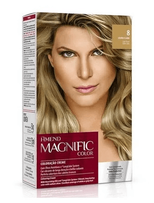 Produto Tintura amend magnific color kit 8 louro claro foto 1
