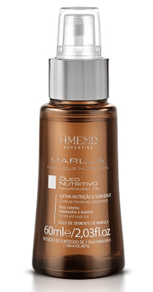 Produto Óleo capilar nutritivo marula fabulous 60ml amend
 foto 1