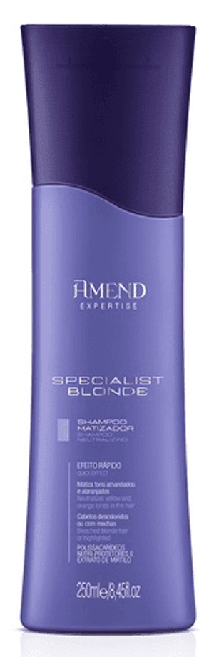 Produto Shampoo amend matizador specialist blonde 250ml foto 1