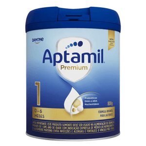 Produto Fórmula infantil aptamil 1 premium 0 a 6 meses 800g danone foto 1