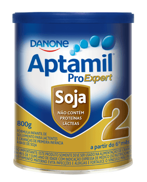 Produto Fórmula infantil aptamil 2 proexpert soja 800g danone foto 1