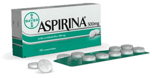 Produto Aspirina adulto 500mg 20 comprimidos foto 1