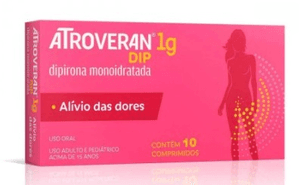 Produto Atroveran dip 1g caixa com 10 comprimidos foto 1
