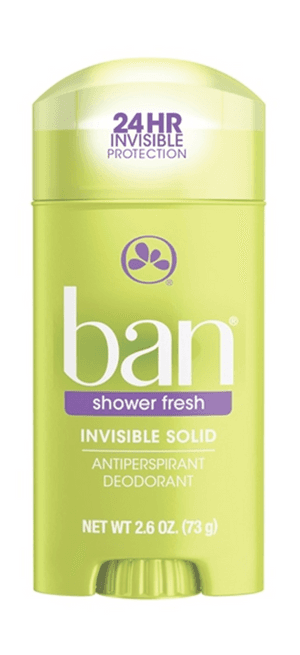 Produto Desodorante antitranspirante sólido ban shower fresh invisible 73g foto 1
