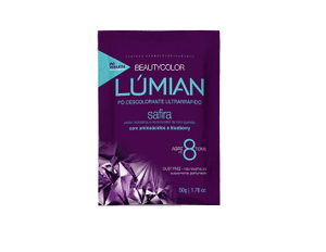 Produto Pó descolorante violeta lúmian - safira 50g, beauty color foto 1