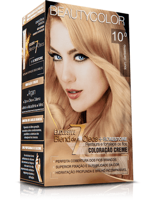 Produto Tintura beauty color kit 10.0 louro clariss foto 1