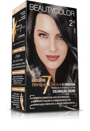 Produto Tintura beauty color kit 2.0 preto foto 1