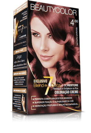 Produto Tintura beauty color kit 4.66 verm intenso foto 1