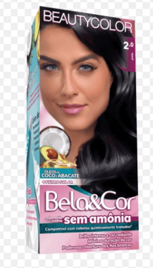 Produto Tintura bela & cor kit sem amonia 2.0 preto foto 1