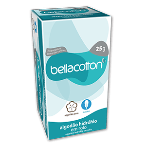 Produto Algodao bella cotton hidrofilo 25 gramas foto 1