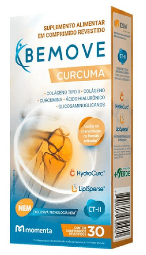 Produto Bemove cúrcuma 30 comprimidos momenta foto 1
