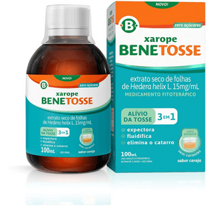Produto Benetosse xarope 15mg sabor cereja 100ml foto 1